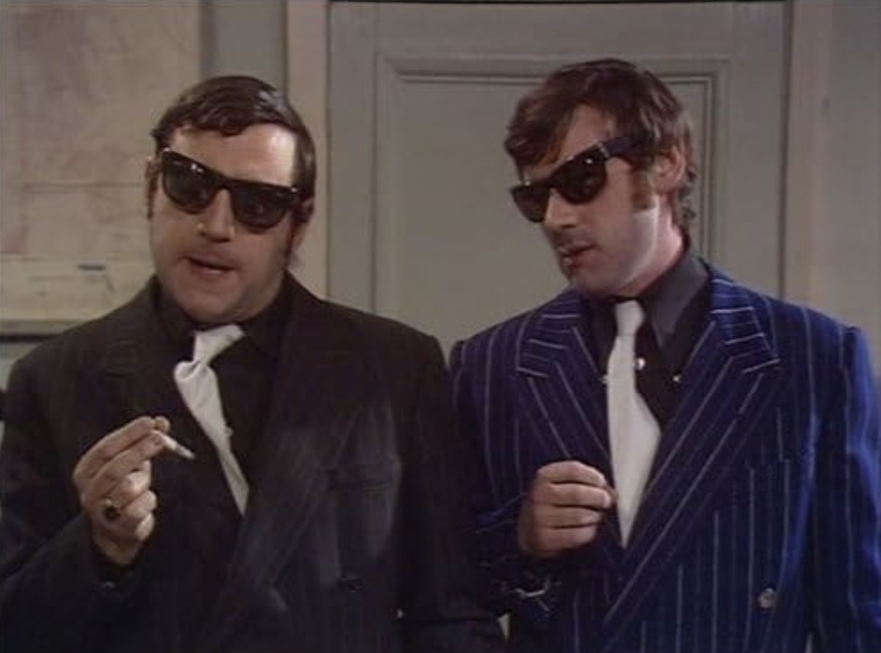 Terry Jones and Michael Palin. 